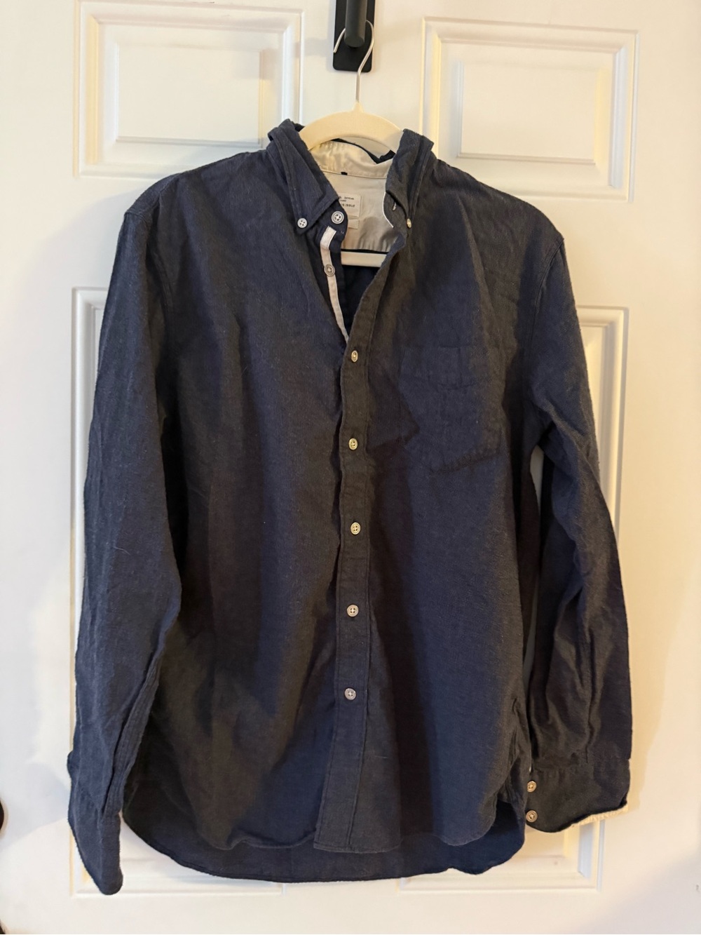 rag & bone Men's Dark Navy Button-Down Shirt